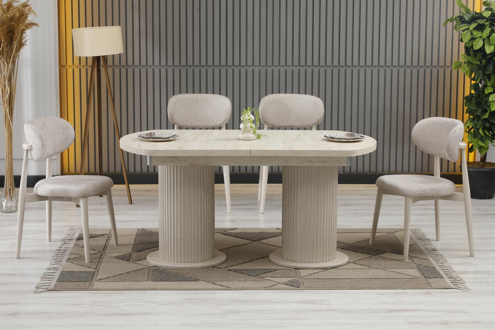 Açılır Masa Takımı 4 Kişilik Polo Sandalye