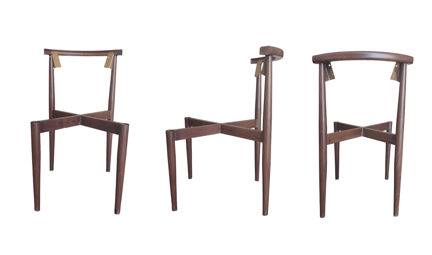 Metal Polo İskelet Ceviz Kubik Kaplama