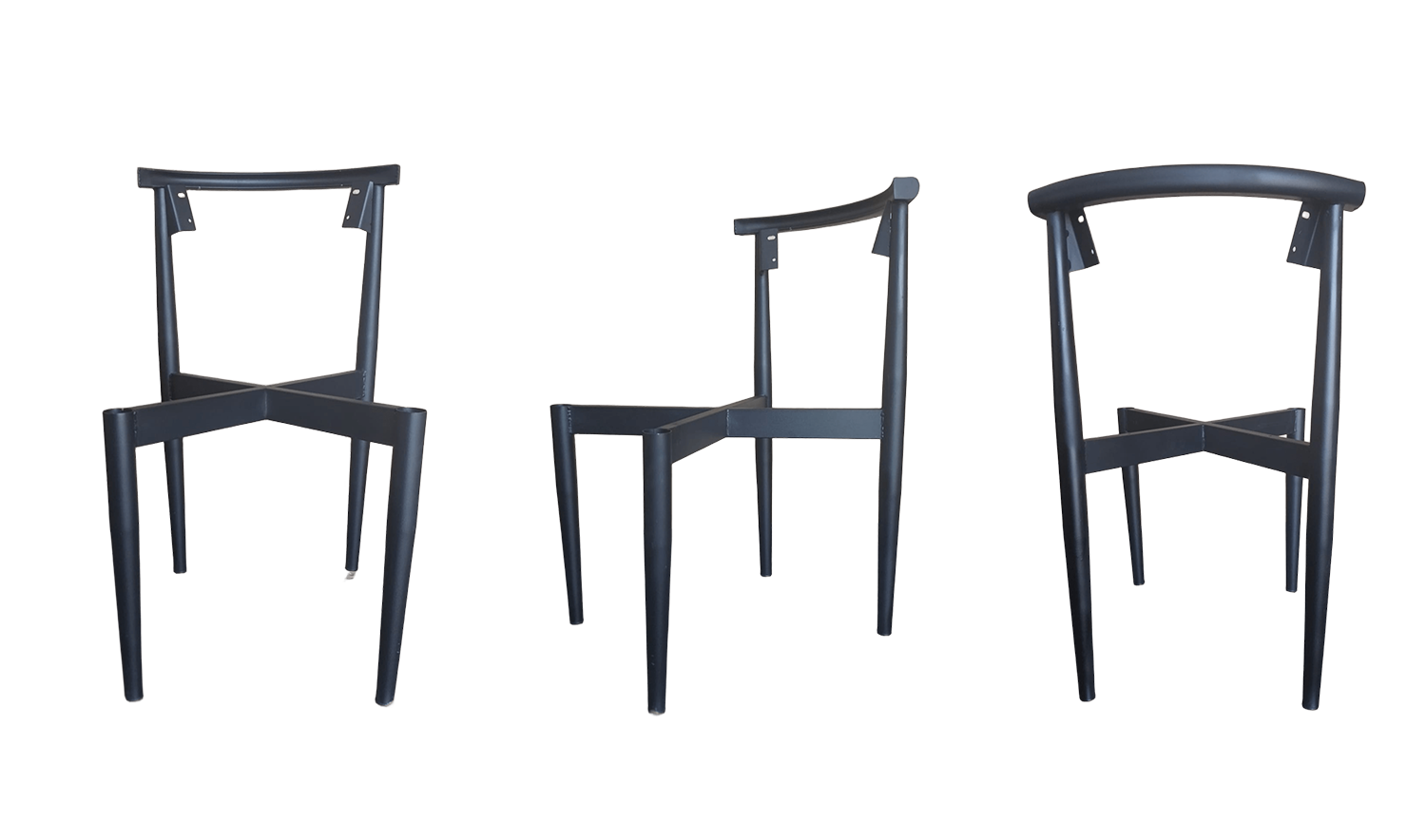 Metal Polo İskelet Siyah